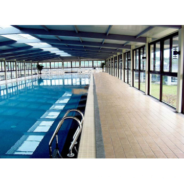 Hot Sale High Standard Steel Structure Roofing of Swimmming Pool Design